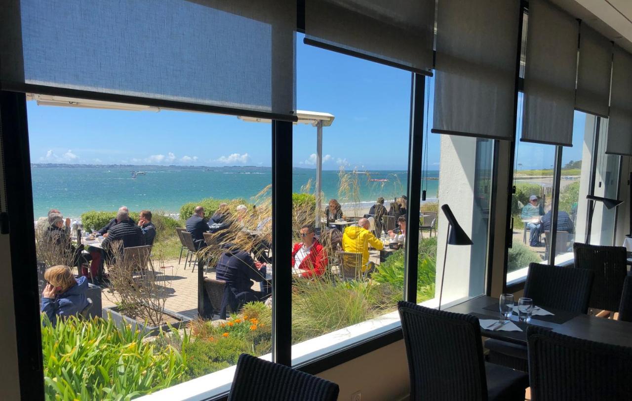 Logis Hotel & Restaurant Les Mouettes - Larmor Plage, Proche De Lorient Buitenkant foto