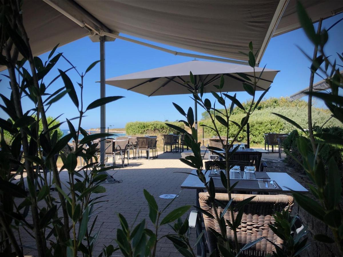 Logis Hotel & Restaurant Les Mouettes - Larmor Plage, Proche De Lorient Buitenkant foto