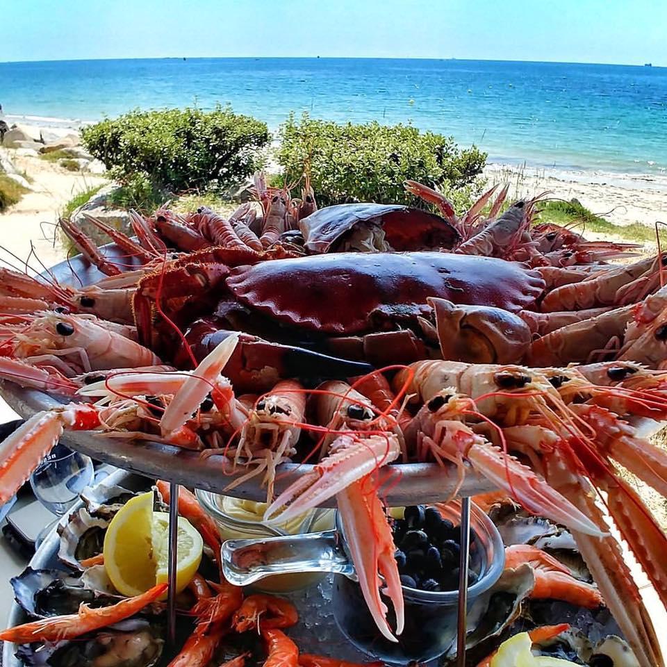Logis Hotel & Restaurant Les Mouettes - Larmor Plage, Proche De Lorient Buitenkant foto