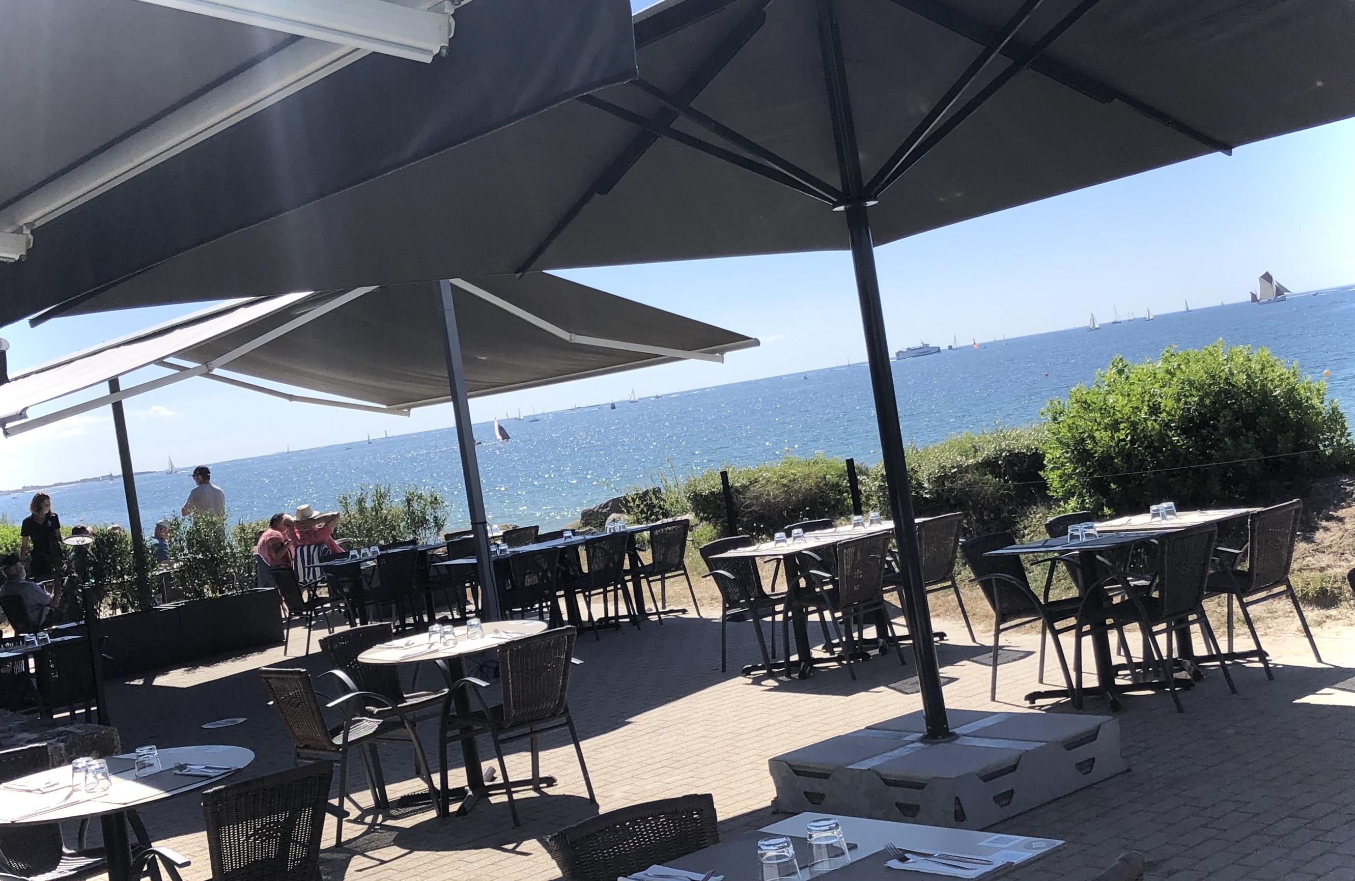 Logis Hotel & Restaurant Les Mouettes - Larmor Plage, Proche De Lorient Buitenkant foto