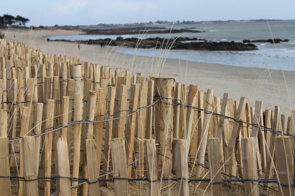 Logis Hotel & Restaurant Les Mouettes - Larmor Plage, Proche De Lorient Buitenkant foto